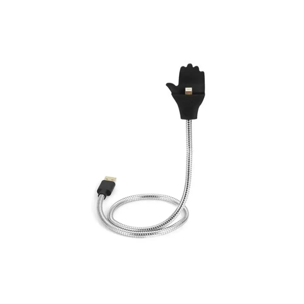 Гибкая подставка для зарядного устройства телефона в форме руки usb зарядка