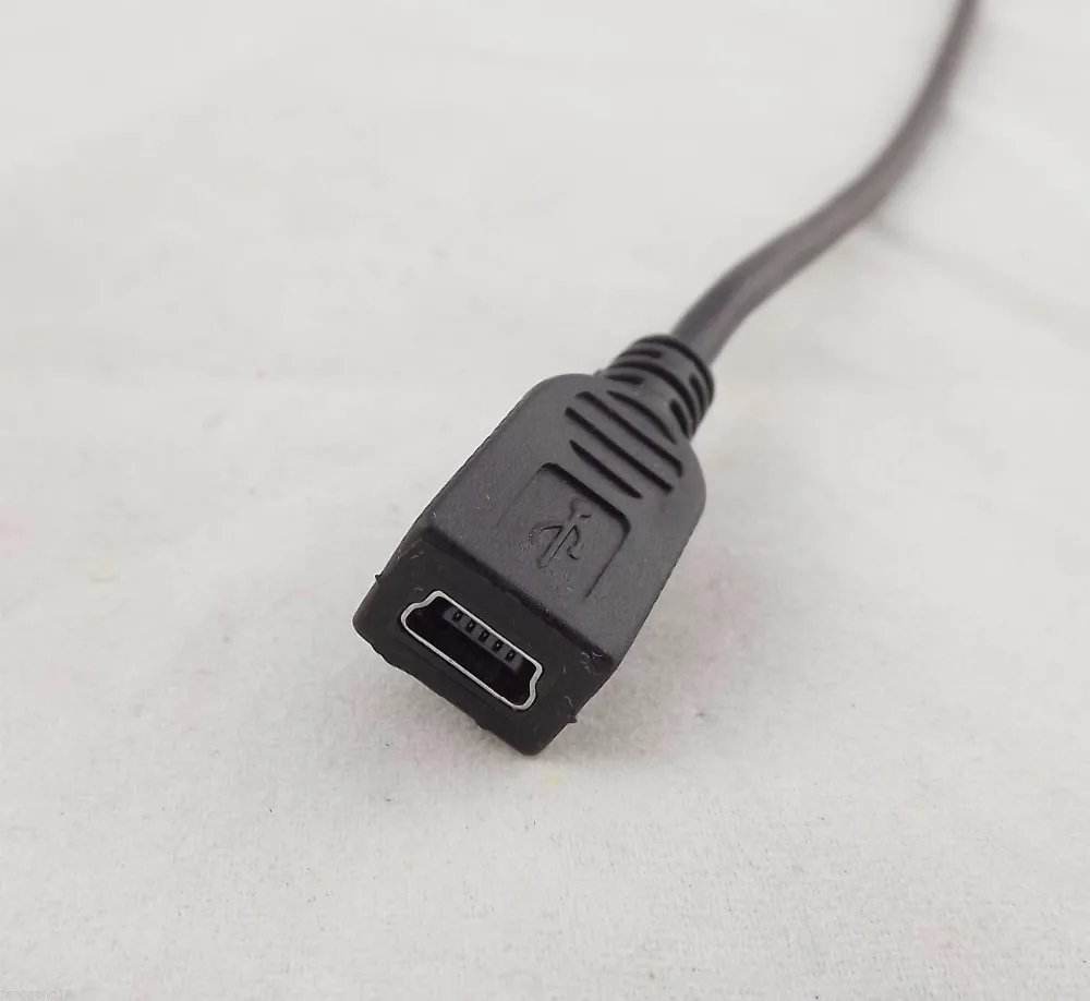 1 шт мини USB B 5-контактный штекер для женщин Jack удлинитель адаптер данных кабель шнур 25 см