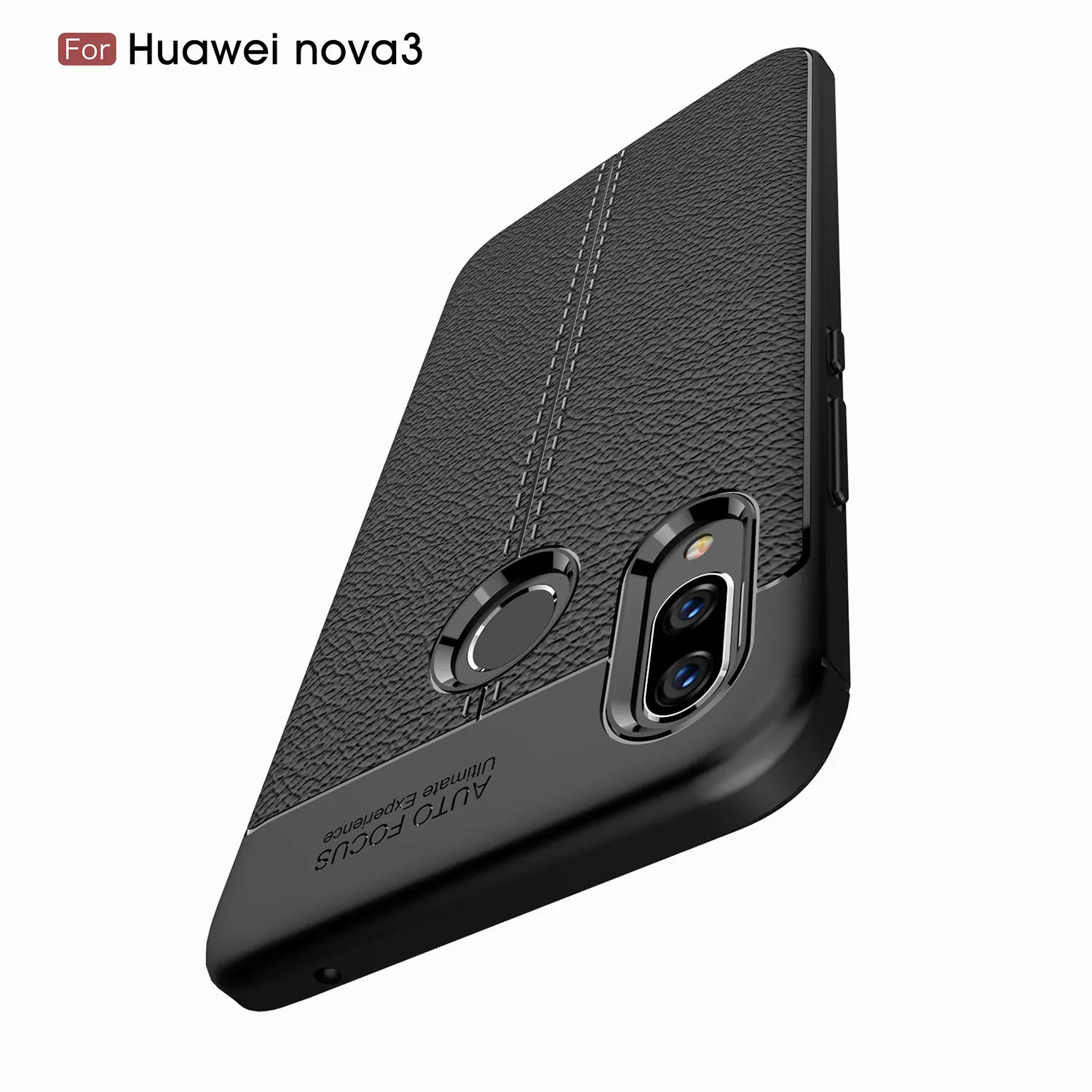 Чехол для телефона Huawei Nova 3 чехол 6 дюйма мягкий силиконовый кожаный с узором Личи
