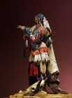 Новинка, несобранная фигурка офиса Sioux Warrior, 124, 75 мм, набор из смолы, игрушки сделай сам, неокрашенные наборы