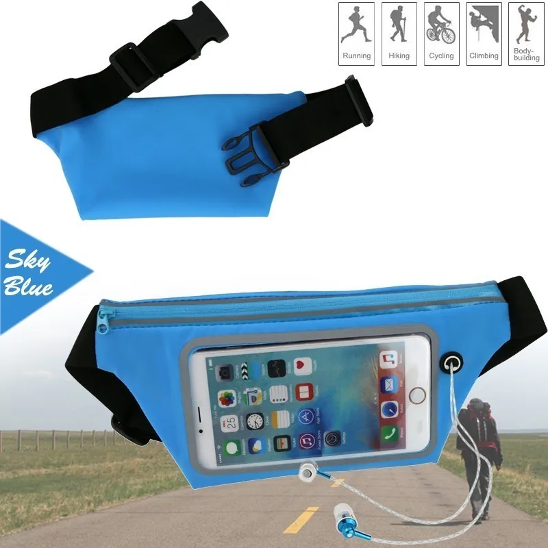 Универсальный набедренный чехол для бега Водонепроницаемая спортивная сумка