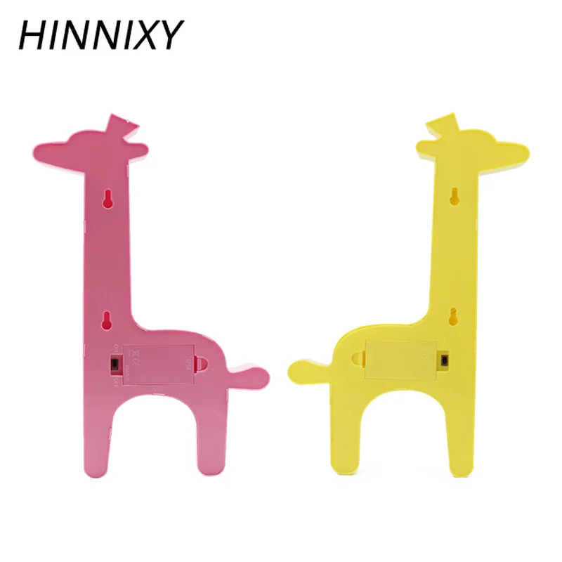 Hinnixy LED 3D милое животное ночное освещение Единорог Фламинго Олень жираф детская