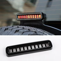 jxkafa car high position brake light lamp decoration cover car styling fit for jeep wrangler jl 2018 up exterior accessories