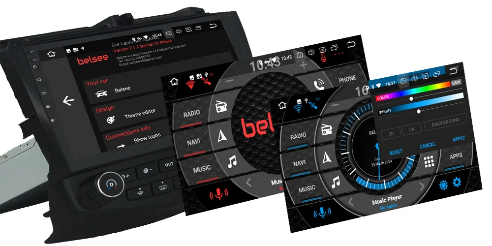 Belsee 10," Android 9,0 стерео для Honda Accord 7th 2003-2007 радио 4 Гб PX5 ips экран головное устройство Авторадио аудио плеер с GPS