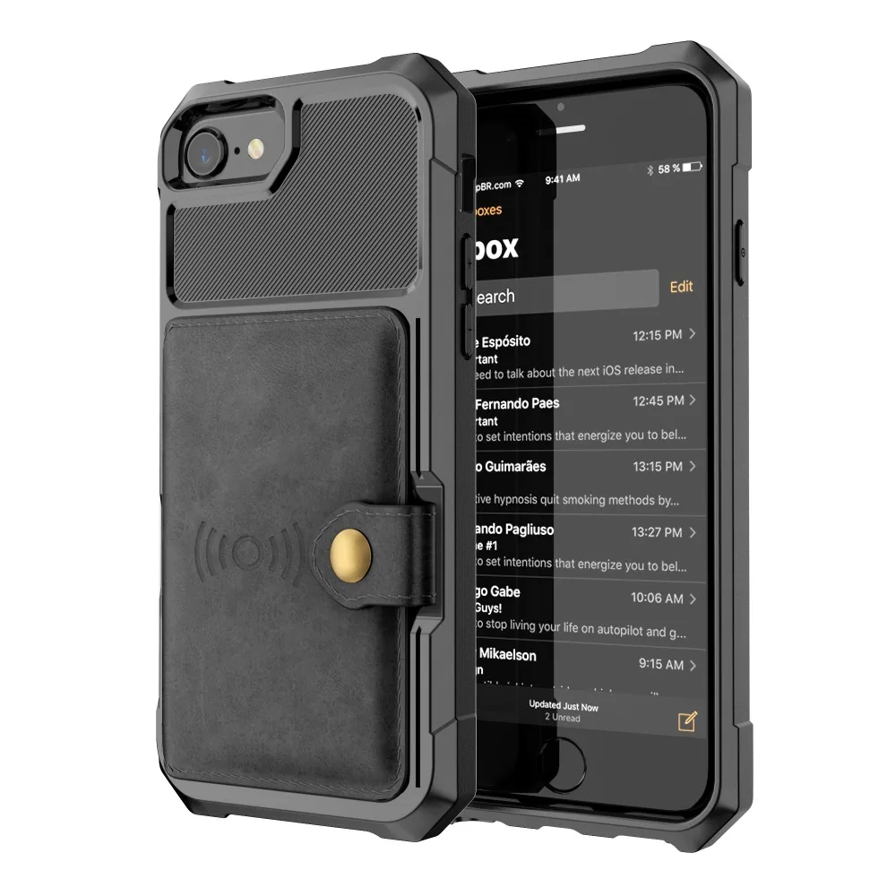 Роскошный чехол-бумажник из искусственной кожи для samsung Galaxy S10 S9 Plus iPhone 6 6s 7 8 Plus X XS XR XX MAX чехол s кошелек откидная крышка