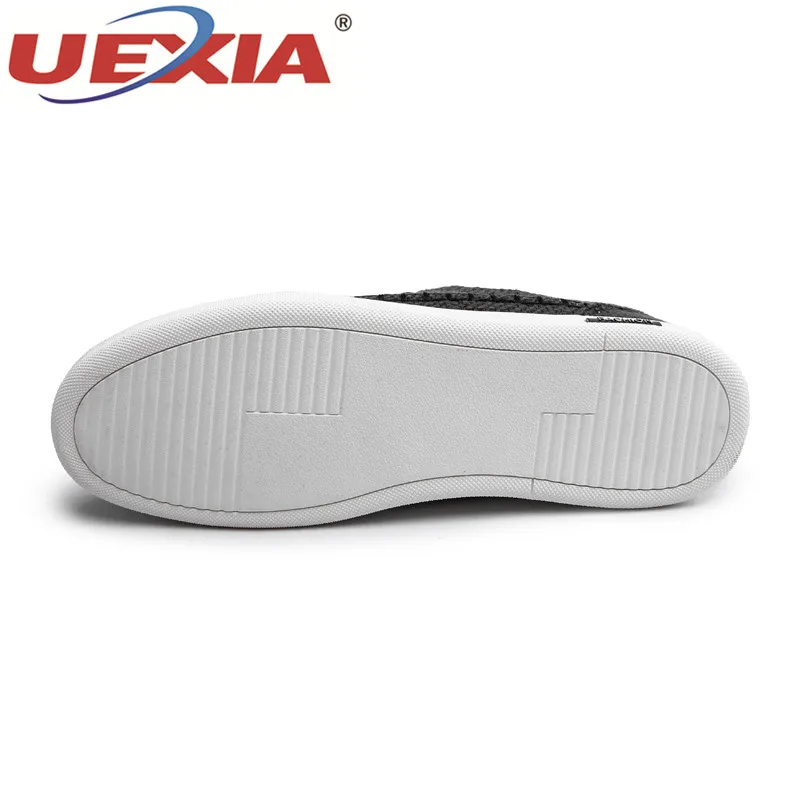 UEXIA Фирменная мужская обувь модный пэчворк холст и джинсовой классический лодка