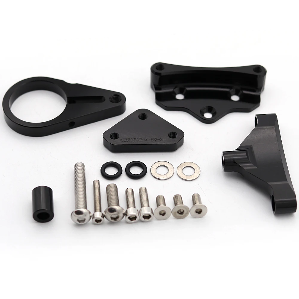 For Honda CBR650F 2014 - 2018 2018 2017 2016 2015 2014 CNC Stabilizer Damper With Steering Mount Bracket Holder Support Kit Set enlarge