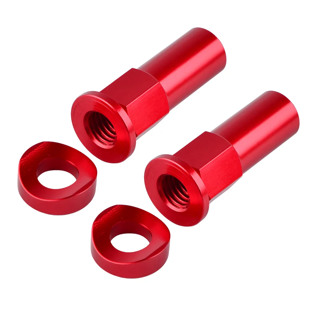 Red Комплект для мотокросса Rim Lock Nut Spacer для KTM Honda Yamaha Suzuki Kawasaki CR YZ KX RM CRF YZF KXF RMZ KLX GSXR CBR мотоцикл - Цвет: Red