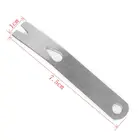 1 шт. Мини нержавеющая сталь Кривошип краубар скребок Открытый выживания карманный EDC мультиинструмент портативный брелок инструмент кулон