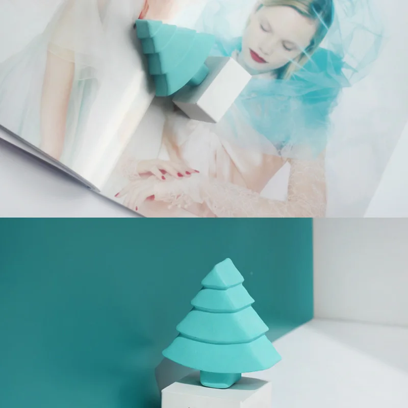 Силиконовая 3D форма для рождественской елки 6 цветов искусственные формы