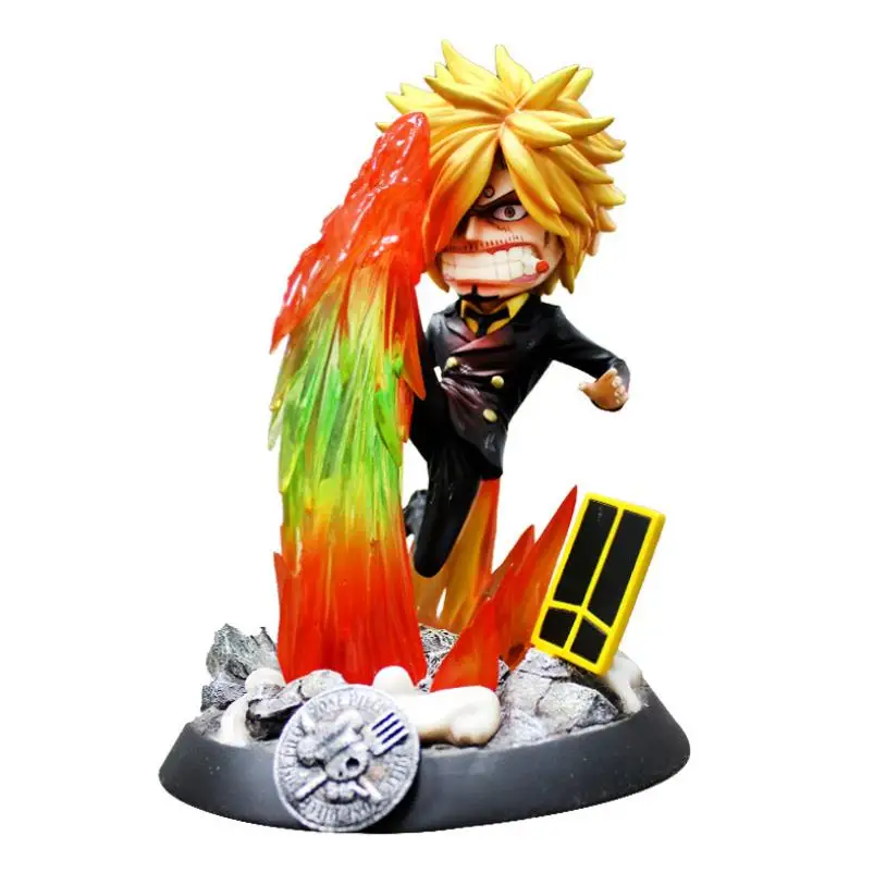 Sanji no box Аниме one piece GK gear четвёртый Луффи Зоро игрушки Санджи и нами Робин Чоппер ПВХ фигурка коллекция моделей Игрушек - Цвет: Sanji no box