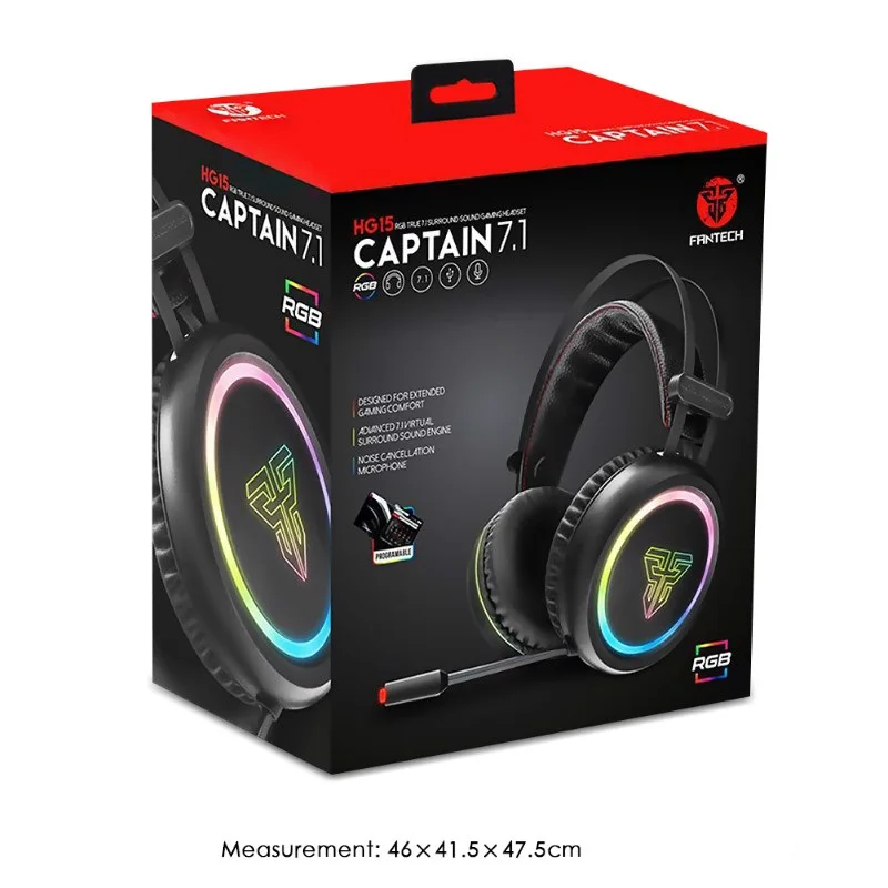 Гарнитура игровые наушники Virtual 7 1 Surround Effect стерео RGB светодио дный LED Игровые USB с