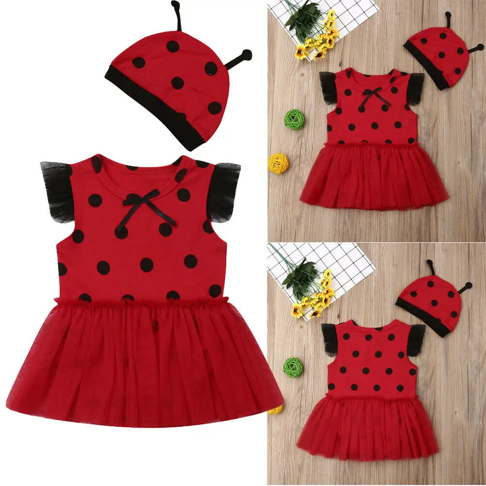 Одежда для новорожденных девочек платье из тюля + шляпа повседневная одежда 0 18