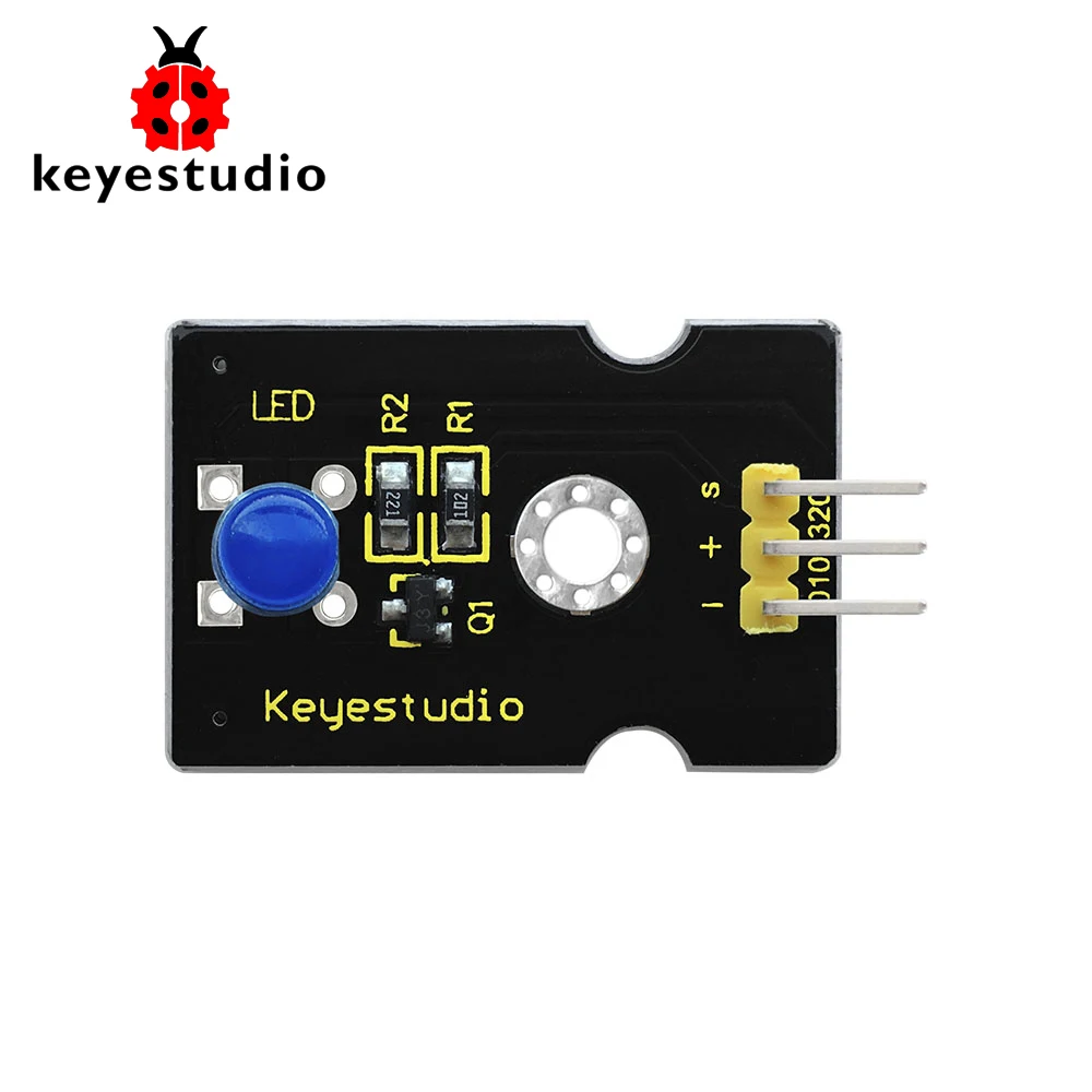 Супер яркий цветной светодиодный модуль Keyestudio для Arduino STEM (синий)|Аксессуары