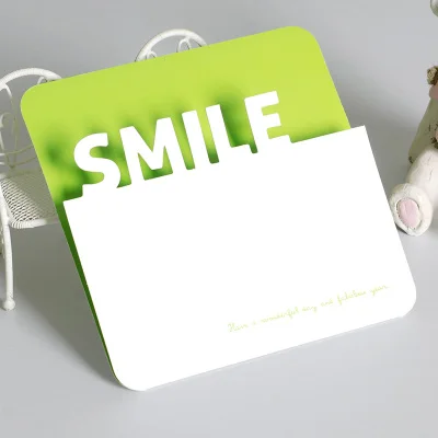SMILE Мини поздравительные открытки на день Святого Валентина, дружба, день рождения, спасибо поздравительные открытки - Цвет: SMILE