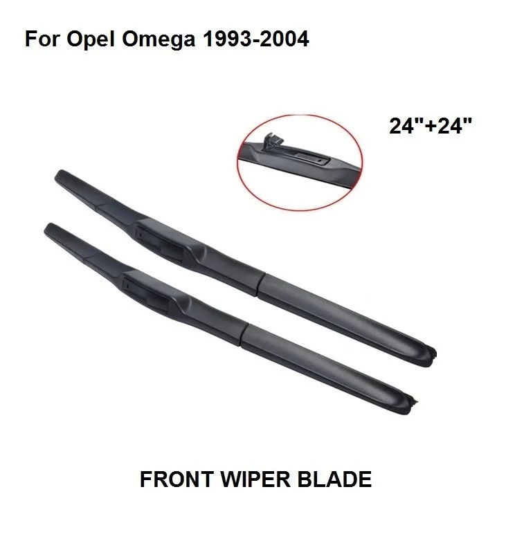 

Wiper Blade For Opel Omega 1993-2004 24"+24" Car Auto Accessories For Auto Rubber Windscreen Wipers