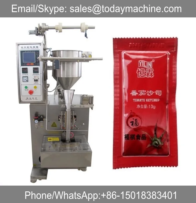 Еда Саше мед томатная паста соус для салата палочка упаковочная машина |