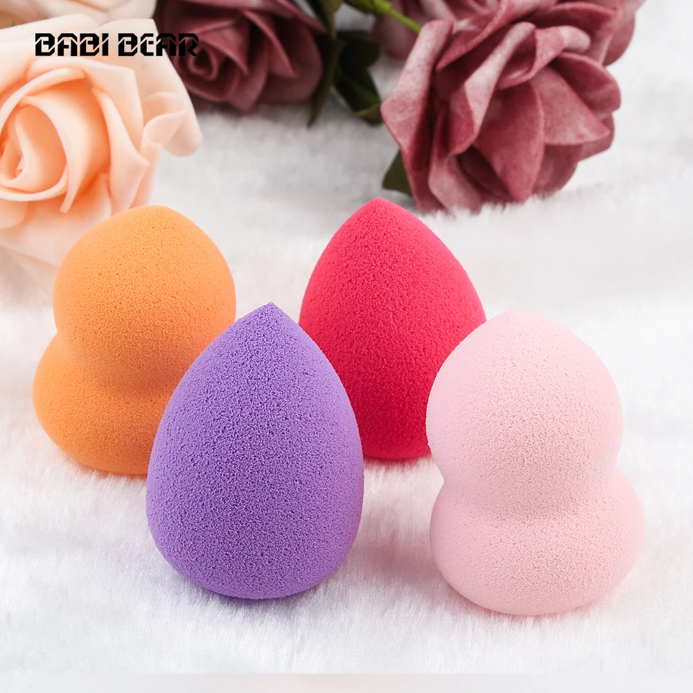BABI BEAR 1/4 шт. основа губка для лица Косметика губ косметические спонжи красота