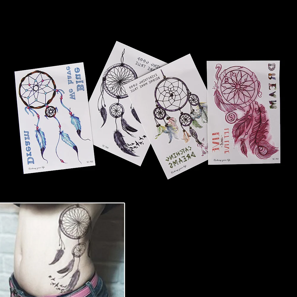 1 лист водонепроницаемых Временных Тату наклеек инструменты для боди арта