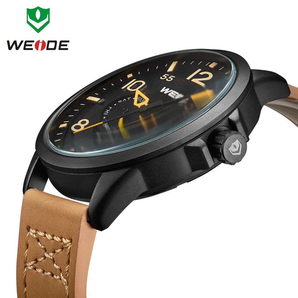 Оригинальный Элитный Бренд WEIDE военный кварцевые часы Для мужчин часов в неделю