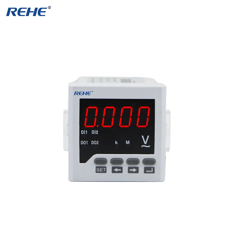 Светодиодный Измеритель Напряжения REHE DC RH DV61 72*72 мм|lcd watt meter|lcd bluetooth car kitmeter laser |