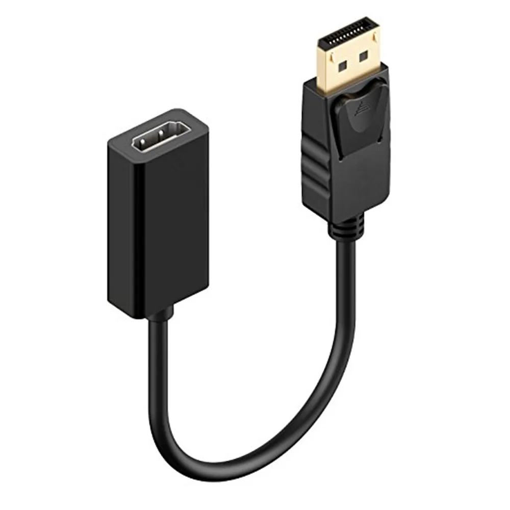 DP папа HDMI Женский Кабель адаптер 1080P конвертер кабель для ПК дисплей ноутбука