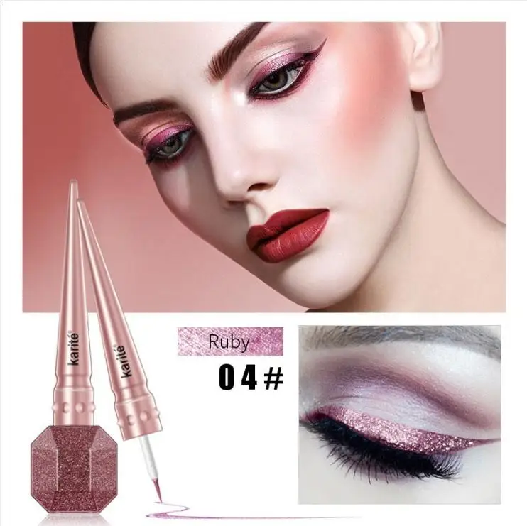 Жидкий хайлайтер Kiss Beauty для глаз лица губ осветления контроль жирности мерцающий