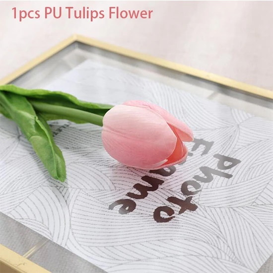 tulips flower 1 Искусственные цветы тюльпаны для свадьбы декоративные искусственные цветы сушеные цветы Ткань шелковая Цветочная ваза гирлянда тюльпан лоза - Цвет: tulips flower 1
