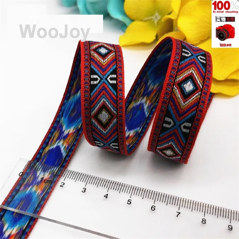 P205 2 см ширина 5 м/лот традиционный узор DIY трикотажные Швейные Лямки Ткани для