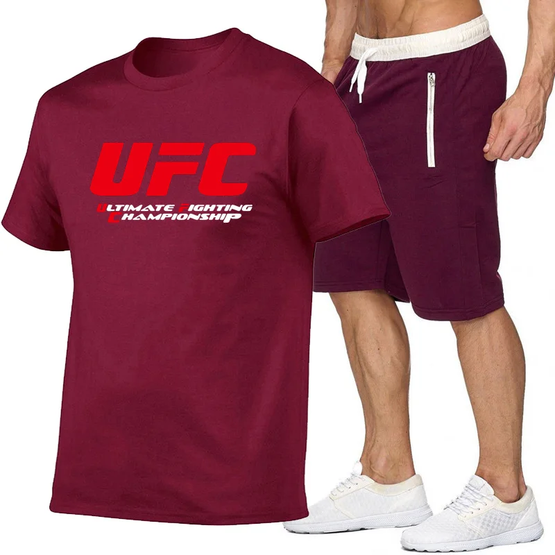 Новая мужская футболка MMA UFC тематика &quotбои без правил&quot хлопковые футболки с