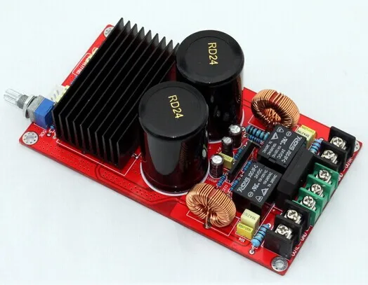 Плата усилителя AC18V к AC24V 2*120W TDA8950 (схема защиты динамика UPC1237) |Усилители мощности|