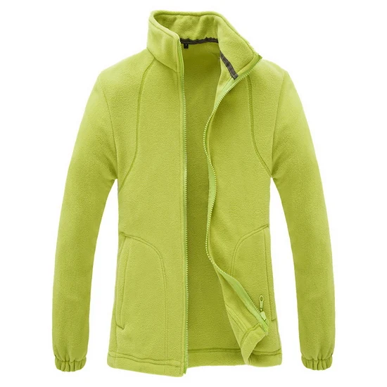 women fruit green LoClimb уличная походная флисовая куртка для женщин и мужчин, зимние теплые туристические пальто для кемпинга, альпинизма, треккинга, лыжные спортивные куртки AM132 - Цвет: women fruit green