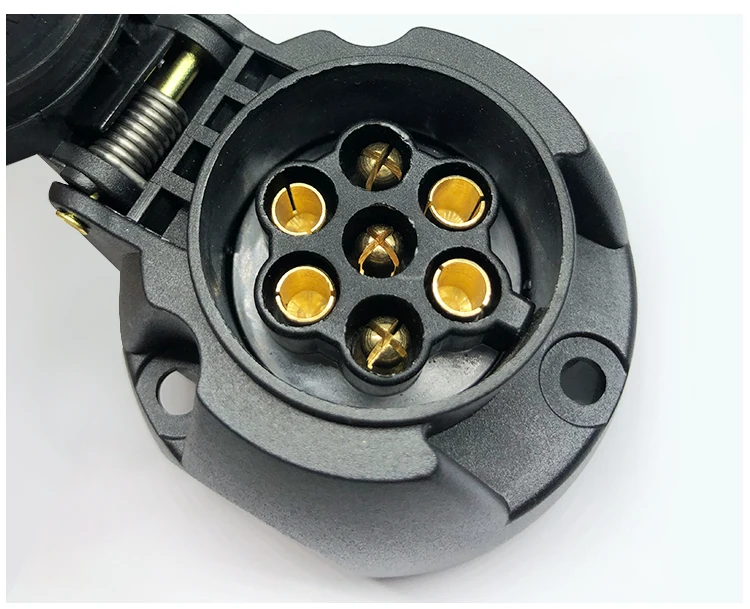 Аксессуары тележки 12V 7pin пластиковый трейлер гнездо освещение baord трейлерные аксессуары прицепа Запчасти караван аксессуары