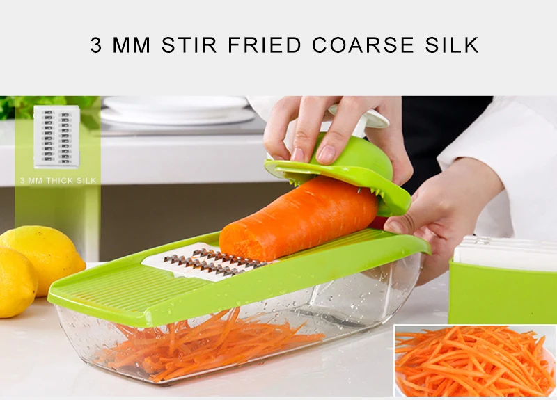 Творческая Терка Инструменты Slicer Овощерезка с лезвием из нержавеющей стали Ручная Картофельная Терка Dicer Морковь Для Кухни