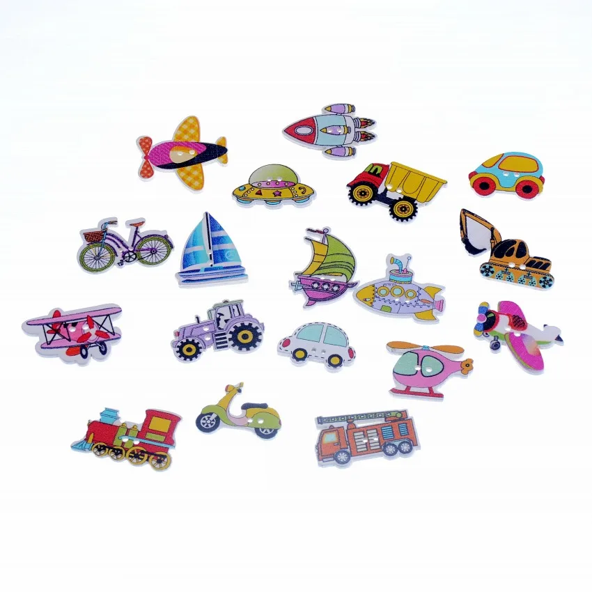 Бесплатная доставка 50 шт. Случайных Смешанных декоративных милых транспортных