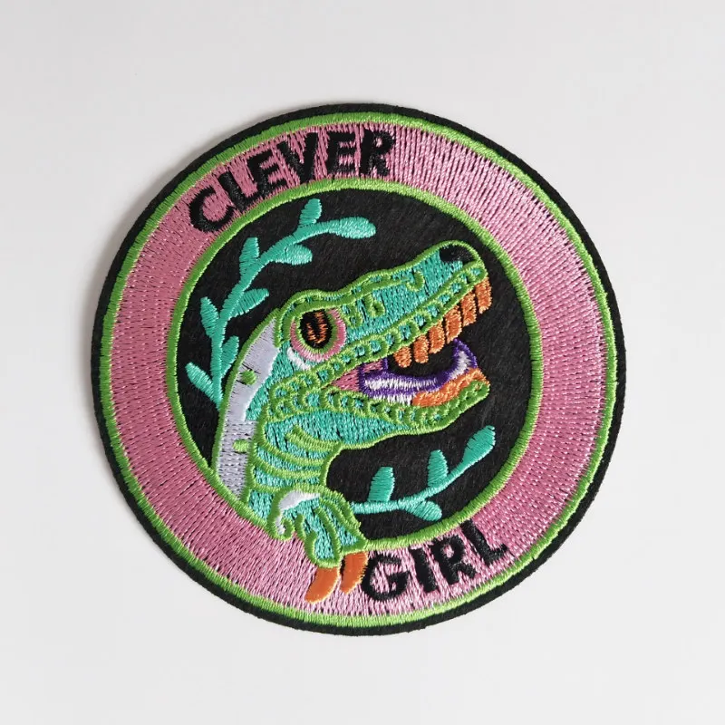 5 шт. круглая вышитая аппликация в виде животного | Дом и сад