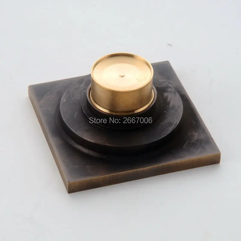 Бесплатная доставка новый дизайн латунный художественный тропический дренаж 10*10