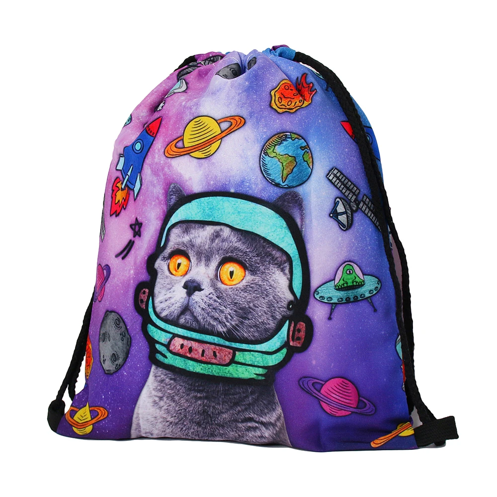 Deanfun женский рюкзак с принтом для пикника mochila feminina harajuku сумка на шнурке мужские