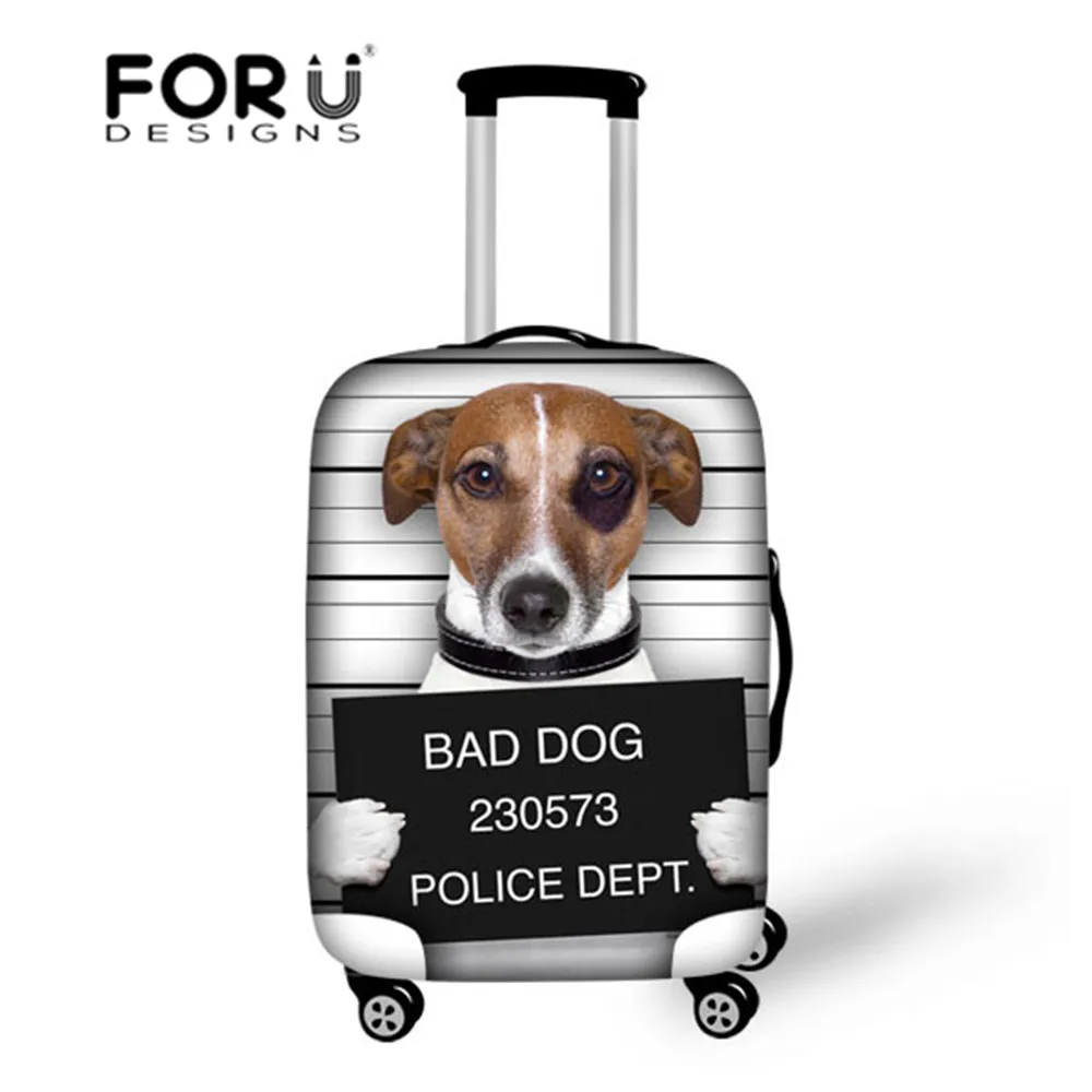 FORUDESIGNS/дорожные сумки с принтом черного кота, Чехол для багажа, плотный эластичный стрейч защитный чехол для костюма, чехол для 18 ''-30'', чехол - Цвет: 3182