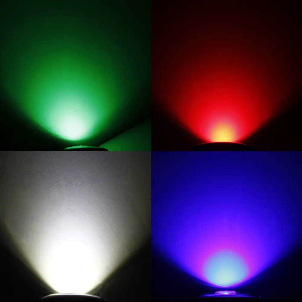 8 шт. светодиодный Рок светильник комплект белого и синего цвета зеленый красный