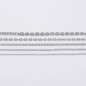 5 млот 1,3-2,5 мм позолоченное Серебрянное ожерелье с застежкой и подвеской цепочка для изготовления ювелирных изделий DIY фурнитура запас аксессуары