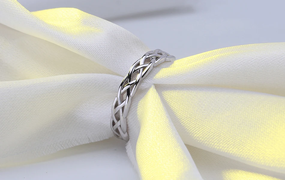 ORSA JEWELS, Настоящее 925 пробы, серебряные женские кольца, образец, корейский стиль, мужское обручальное кольцо, хорошее ювелирное изделие, подарок OSR73