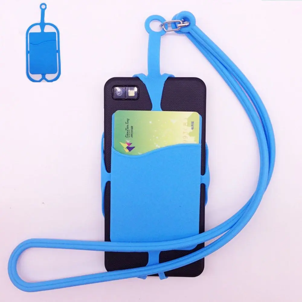 Универсальный силиконовый держатель для сотового телефона значка веревка ID