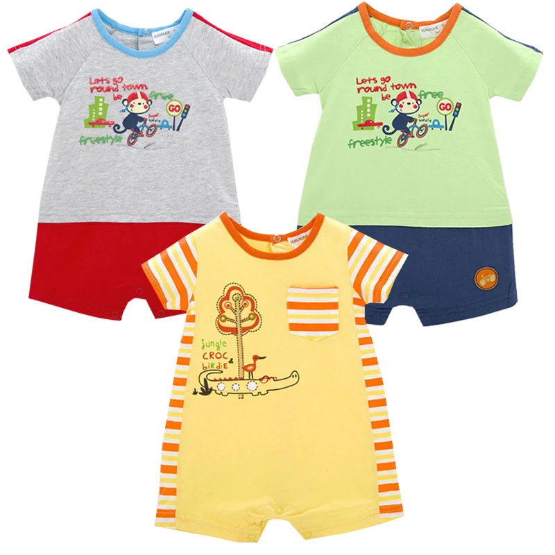 Лето осень детские комбинезоны одежда 2018 детская хлопковые с длинным рукавом и