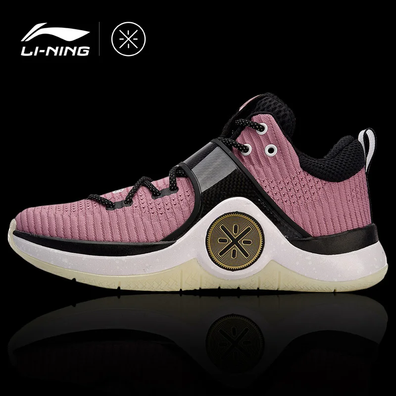 Li Ning/Мужская баскетбольная обувь WOW 6 OLDROSE Wade спортивные кроссовки с удобной