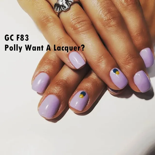 Gelcolor гель лак с блеском для ногтей Светодиодный УФ-гель лак для ногтей, маникюр Лак удаляющийся замачиванием Гелевый лак розовый 15 мл; Гель-лак для ногтей лак - Цвет: F83
