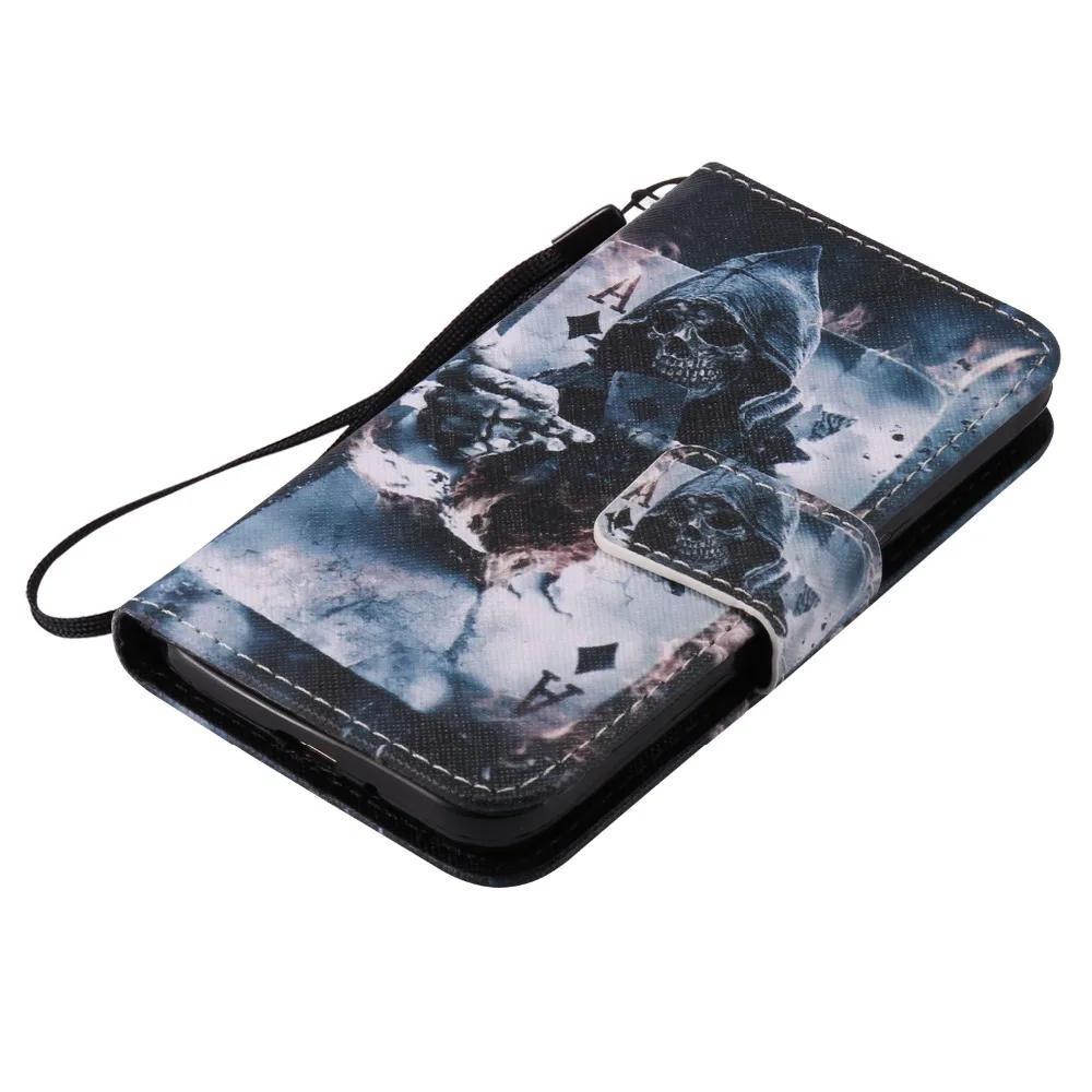 Painted Flip Case For Samsung j120 j120F PU Leather+Silicon Wallet Stand Cover galaxy j1 2016 sm-j120f Phone Cases | Мобильные