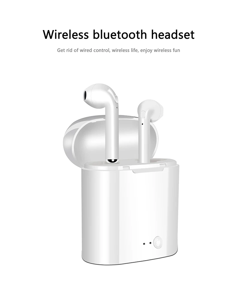 I7s мини-наушник Bluetooth TWS стерео наушники Bluetooth гарнитура с зарядным устройством Pod беспроводные гарнитуры для всех смартфонов