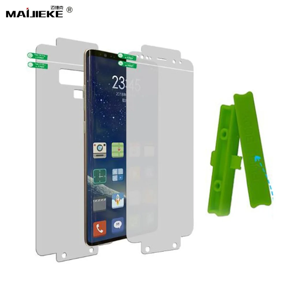 Мягкая полностью Гидрогелевая пленка для samsung Galaxy Note 10 plus S10 Plus S10e Note 9 8 S9 S8 plus A70 A60 A50 A30 передняя+ задняя пленка из ТПУ