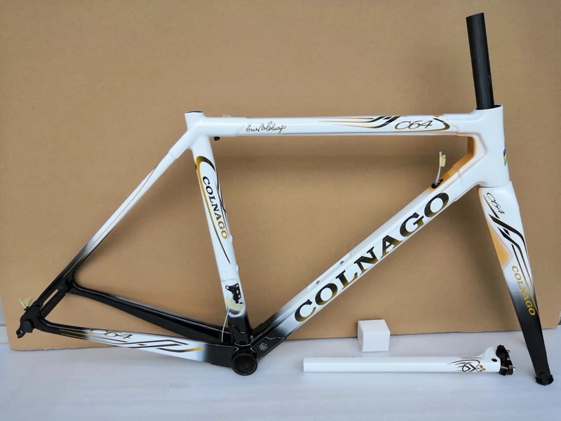 Новое поступление T1100 UD матовый-глянцевый черный красный Colnago C64 карбоновая рама для дорожного велосипеда с 12 цветами на выбор